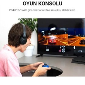 Resim Yıldızan ynsstores USB Ses Kartı 3.5mm Kulaklık ve Mikrofon Girişli Siyah 1167681 