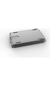 Resim Erkekler Ince Minimalist Cüzdan Taktik Banka Kredi Kartı Sahibi Yeni Alüminyum Alaşım Kart Tutucu Erkek Akıllı Rozet Sahipleri Metal Cüzdan Gümüş Gri 