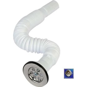 Resim Karaaliler Lavabo Gider Hortumu Körüklü 75 cm Normal Boy Kolay Montaj Özelliği ile Dayanıklı 