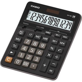 Resim Casio GX-14B 14 Hane Masaüstü Siyah Hesap Makinesi 