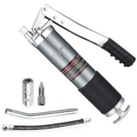 Resim Genel Markalar Bay-tec Gres Tabancası Pompası 2 Pistonlu Metal Hortumlu 500cc 