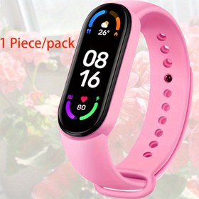 Resim 1 adet/paket Xiaomi Mi Band 7 6 Kayışları Miband6 NFC silikon Yüksek kaliteli Yedek kayış mi band 7 6 3 4 5 Saat kayışı, Spor Bantı, Aktivite Takipçisi Bantı, Şık Kol Bağı, Rahat Silikon Kayış, Dayanıklı Silikon Bant, Fitness Tutkunları, Spor Severler için 