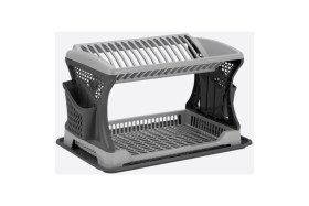 Resim Feyza Design Iki Katlı Modüler Bulaşıklık Tabaklık ve Kurutmalık Seti 