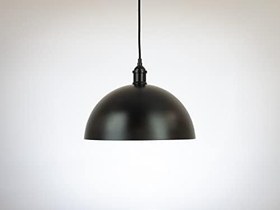 Resim RİOLİGHT RETRO SİYAH İÇİ GOLD TEKLİ METAL SARKIT AVİZE ÇAP: 40CM RIO0001105 