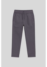 Resim Tommy Life Gri Standart Fit Dokuma Hafif Esnek Chino Erkek Çocuk Pantolon - 11272 Gri 