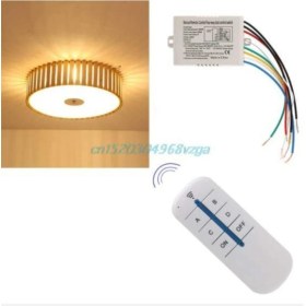 Resim PremiumPort 4 Kanallı Uzaktan Kumandalı Avize Kontrol Cihazı 