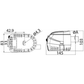 Resim Europump Iı Otomatik Sintine Pompası 750 Gph 24v 