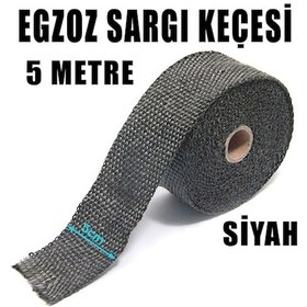 Resim Egzoz Yanmaz Sargı Keçesi 5 Metre Siyah 