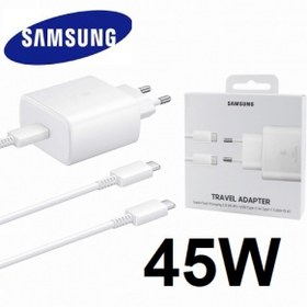 Resim Samsung Galaxy Note 7 Orijinal 45W Type-C Hızlı Şarj Cihazı Beyaz EP-TA845XWEGWW 
