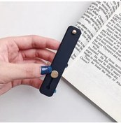 Resim Goldenqian Şeker Renk Parmak Yüzük Tutucu Silikon Telefon El Bandı Tutucu İphone Bileklik Kayış İtme Çekme Kavrama Standı Braketi Toptan 1 1 