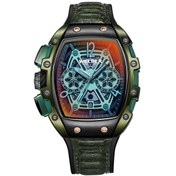 Resim Welder WRM2001 Quartz Silikon Yeşil/Siyah 44 mmx52 mm Erkek Kol Saati 