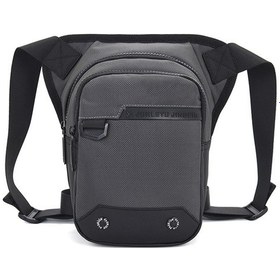 Resim Suofeng Hafif Ve Su Geçirmez Motosiklet Bacak Çantası - Outdoor Ve Seyahat İçin Gri 