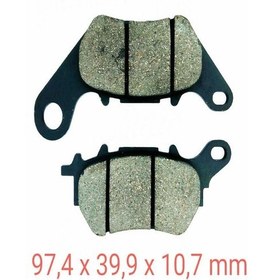 Resim Yamaha Yamaha Arka Fren Disk Balatası Fa662 Uyumlu Yzf R25 - Mt-2 