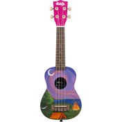 Resim Kala Ukadelic Soprano Ukulele (Happy Camper) 