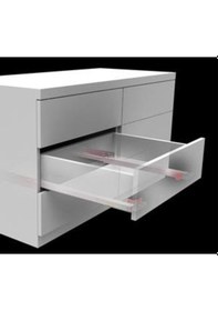 Resim Samet Smart Slide Tek Açılım Frenli Ray 450 Mm (493072640) 