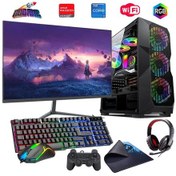 Resim Rogame RKT660902 i5-14400F 16 GB 480 GB SSD 8 GB RX580 24" Free Dos Masaüstü Oyuncu Bilgisayarı 