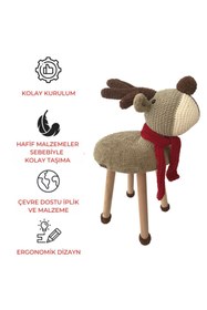 Resim Parmos Kids Seats for Fun Geyik Oyun Taburesi 