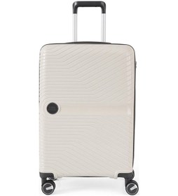 Resim Ççs 5239 Polipropilen 3 Lü Valiz Seti Beyaz-antrasit Beyaz - Antrasit 