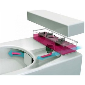 Resim VitrA Metropole Rim-ex Asma Klozet Deterjan Hazneli-beyaz 7672b003-1685 Beyaz 