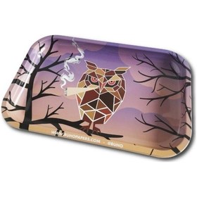 Resim Büyük Metal Tepsi Buho Fumeta Beyaz 