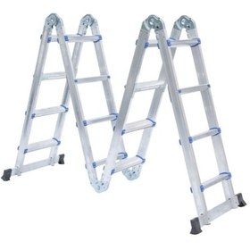 Resim Elmas Serisi - 580 Cm Çok Amaçlı Merdiven - Alüminyum - Yerli Üretim 