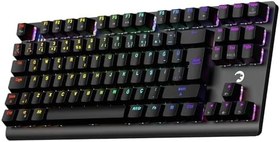 Resim Gamepower Eva 7 60M Mekanik Kablolu, 2.4Ghz, Bluetooth 3 Mod Blue Switch Türkçe Q Usb Rgb Klavye 
