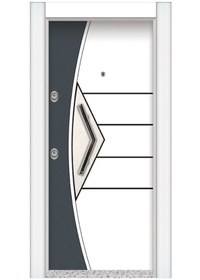 Resim Tezwood Tez1596 Statik Kasa Düz Model Çelik Kapı 