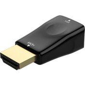 Resim Prettyia HDMI Için VGA Erkek Kadın Video Dönüştürücü Adaptörü, Tak ve Oyun, Laptop Pc Için Pc Hdtv Için Monitör Projektörü, Yüksek Hızlı, Yüksek Performanslı Siyah (Yurt Dışından) 