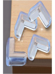 Resim SELFBUYSELL 8 Lİ Masa Sehpa Köşe Koruyucu Silikon- Çocuk Koruma Aparatı (5324) 