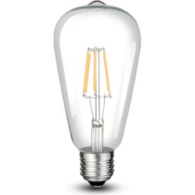 Resim Cata CT-4353 8W Edison Rustik LED Ampul E27 Günışığı 3000K Filament Dekoratif Lamba 950 lm 