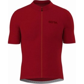 Resim Sora Kırmızı Regular Erkek Bisiklet Forması 