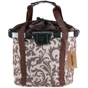 Resim Wineen Yüksek Dereceli Dağ Bisikleti Alüminyum Alaşımlı Sepet Bisiklet Sepeti Ön Çanta Hızlı Açma Sepeti Evcil Hayvan Çantası Kahve Çiçeği Çok Renkli 