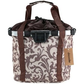 Resim Wineen Yüksek Dereceli Dağ Bisikleti Alüminyum Alaşımlı Sepet Bisiklet Sepeti Ön Çanta Hızlı Açma Sepeti Evcil Hayvan Çantası Kahve Çiçeği Çok Renkli 