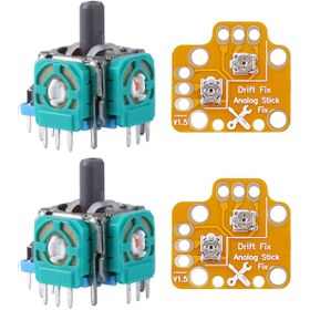 Resim Ps5 Analog Drift Fix 2+2 Set Playstation 5 Kol Joystick Motor Tamir Yedek Parça 