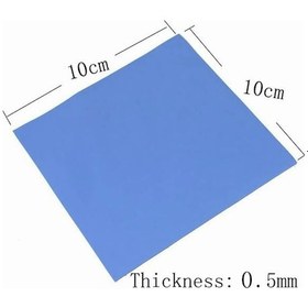 Resim Wozlo 0 5mm 100x100mm Chipset Soğutucu Termal Pad Cep Telefonu Notebook Ps4 Ps5 Mavi 3 6w/m K 
