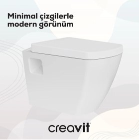 Resim Creavit Tetra Kanallı Asma Klozet 