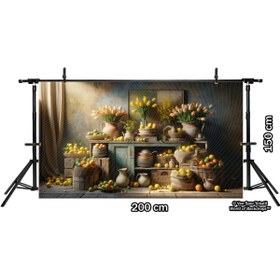 Resim Venspor Vintage Stüdyo Arkaplanı, 200x150cm, Fon, Duvar Örtüsü 