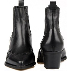 Resim Siyah Kadın Kovboy Bot (Teksas) 