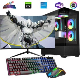 Resim ROGAME i5 12400F 16GB DDR4 1TB m2 12GB RTX4070 24" 100Hz Monitörlü Oyun Bilgisayarı 