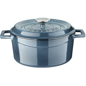 Resim Lava Döküm Yuvarlak Tencere (Ø)24 cm. Majolica 