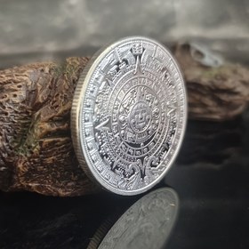 Resim 1 adet Maya Uygarlığı Anma Madalyası, Aztek Takvimi Metal Hatıra Eşyası, Zarif İşçilik Şanslı Meydan Okuma Madalyası, Koleksiyonluk Eser, Yenilikçi Hediye, Ev Dekor Süsü, Kokusuz 