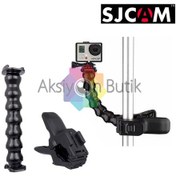 Resim Sjcam Sj4000 Sj5000 Jaws Esnek Mandallı Bağlantı Aparatı 