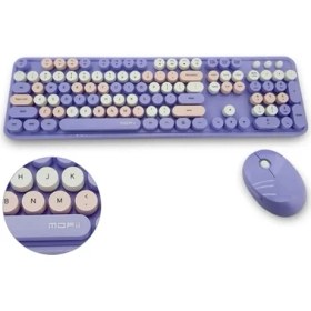 Resim Elektronikçim Mofii Mor Sweet Dm Klavye Mause Set 