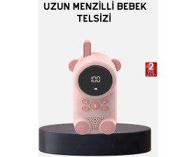 Resim K-Yonlineticaret Bebek Telsizi LCD Ekran Vox Iki Yönlü Iletişim USB Şarj Hafif 