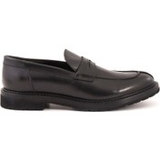 Resim Franceschetti Deri Bağcıksız Erkek Loafer 0868001 Siyah 