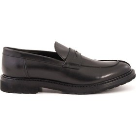 Resim Franceschetti Deri Bağcıksız Erkek Loafer 0868001 Siyah 