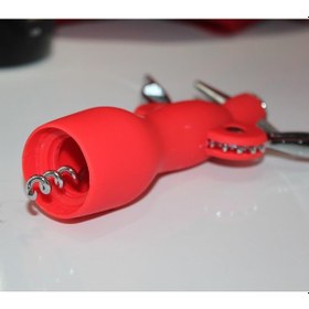 Resim Paslanmaz Çelik Tirbuşon Açacak Kırmızı Şarap Açacağı Çok Renkli 