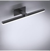 Resim Led Ayna Işıkları 9w, Banyo Aynası Lambası Soğuk Beyaz 6000k Ayna Ön Aydınlatması 40 Cm Banyo Dolabı Aydınlatması 720lm Led Ayna Duvar Lambası Siyah Uyumlu Newway Diğer 