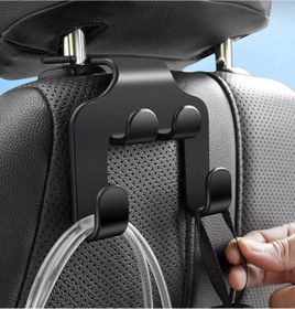 Resim Light Nova Araç İçi Koltuk Arkası Telefon Tutucu Kanca ve Eşya Çanta Giysi Askısı Organizer 