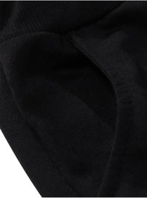 Resim Guys Letter Skull Graphic Drawstring Waist Eşofman Altı Siyah 